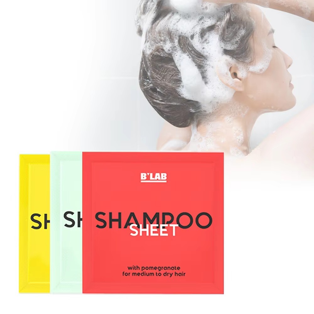 Deep Cleaning Shampoo Sheets Biodegradable Hair Conditioner Sheets