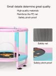 Kids Indoor Bungee Trampoline With 55in Protective Net