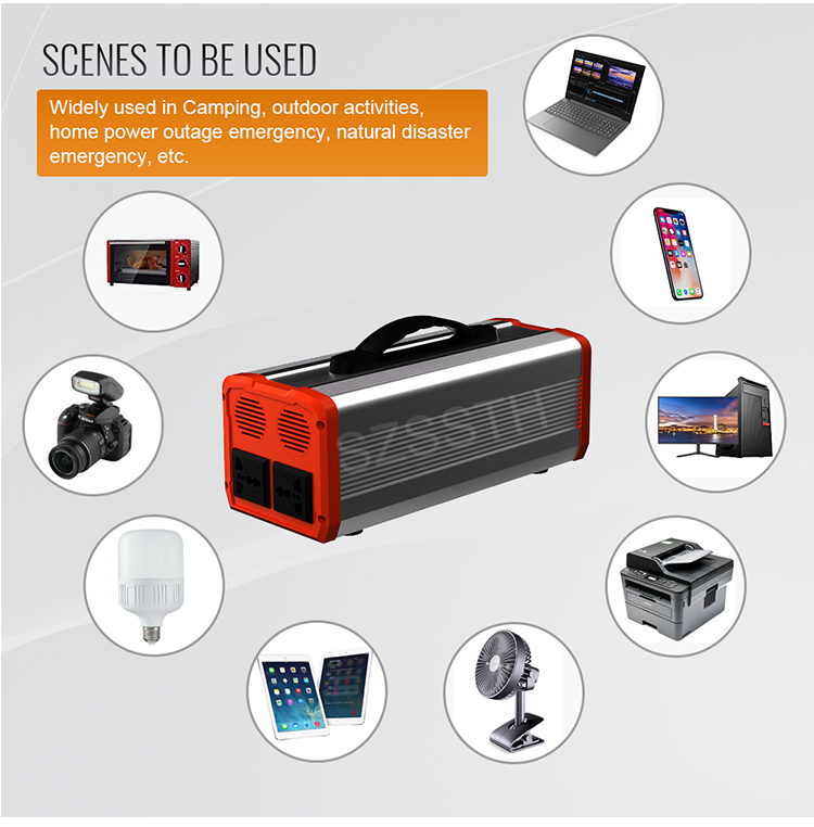 Fast Charging 90000mAh 300W Portable Power Station For Outdoor Camping Tent 220V 110V