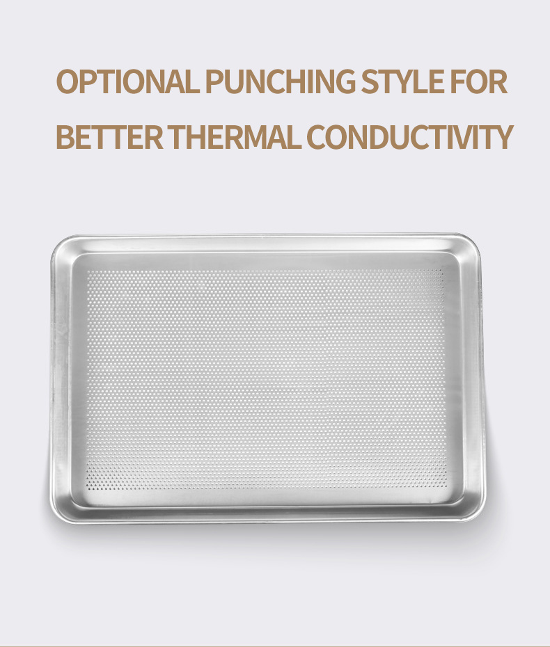 Aluminum Alloy Baking Sheet Pan Tray with Non-Stick Coating Bakeware