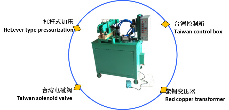 Steel Ball Butt Weld Machine Pneumatic Air Pressure With Sufficient Power