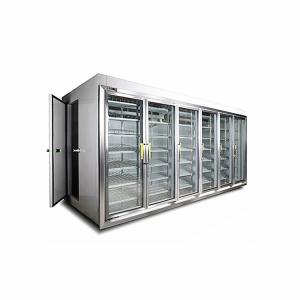 China Walk In Refrigerator, Supermarket Glass Door Cold Drink Display Cold Storage Room wholesale