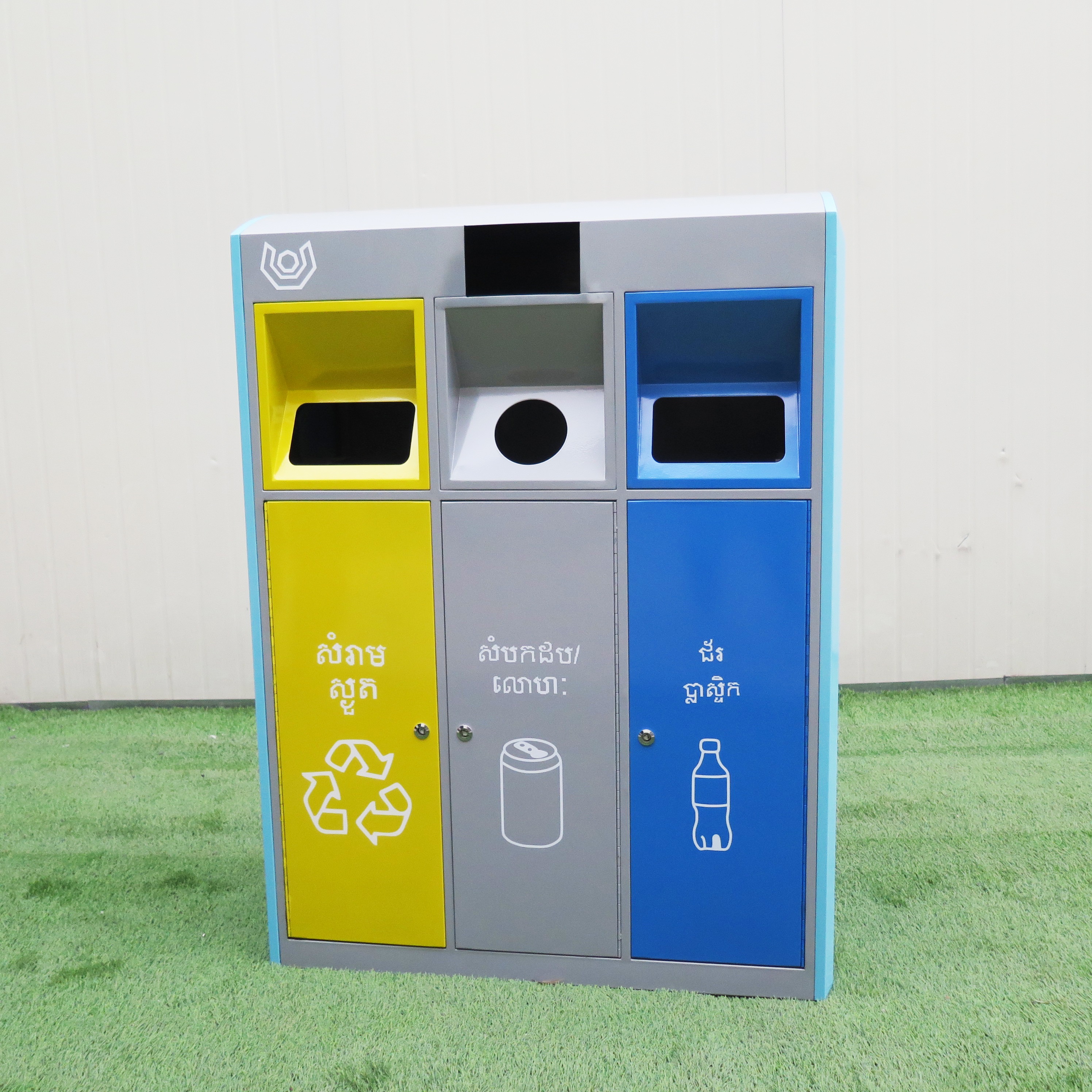 Hot Popular Waste Decorative Recycling Bins Colors Garbage Classification Waste Basket Containers Prices
