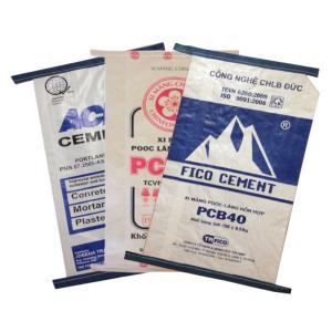 China PP Gusseted Cement Packing Bags 3gsm - 25gsm Empty Woven Sack Bag wholesale