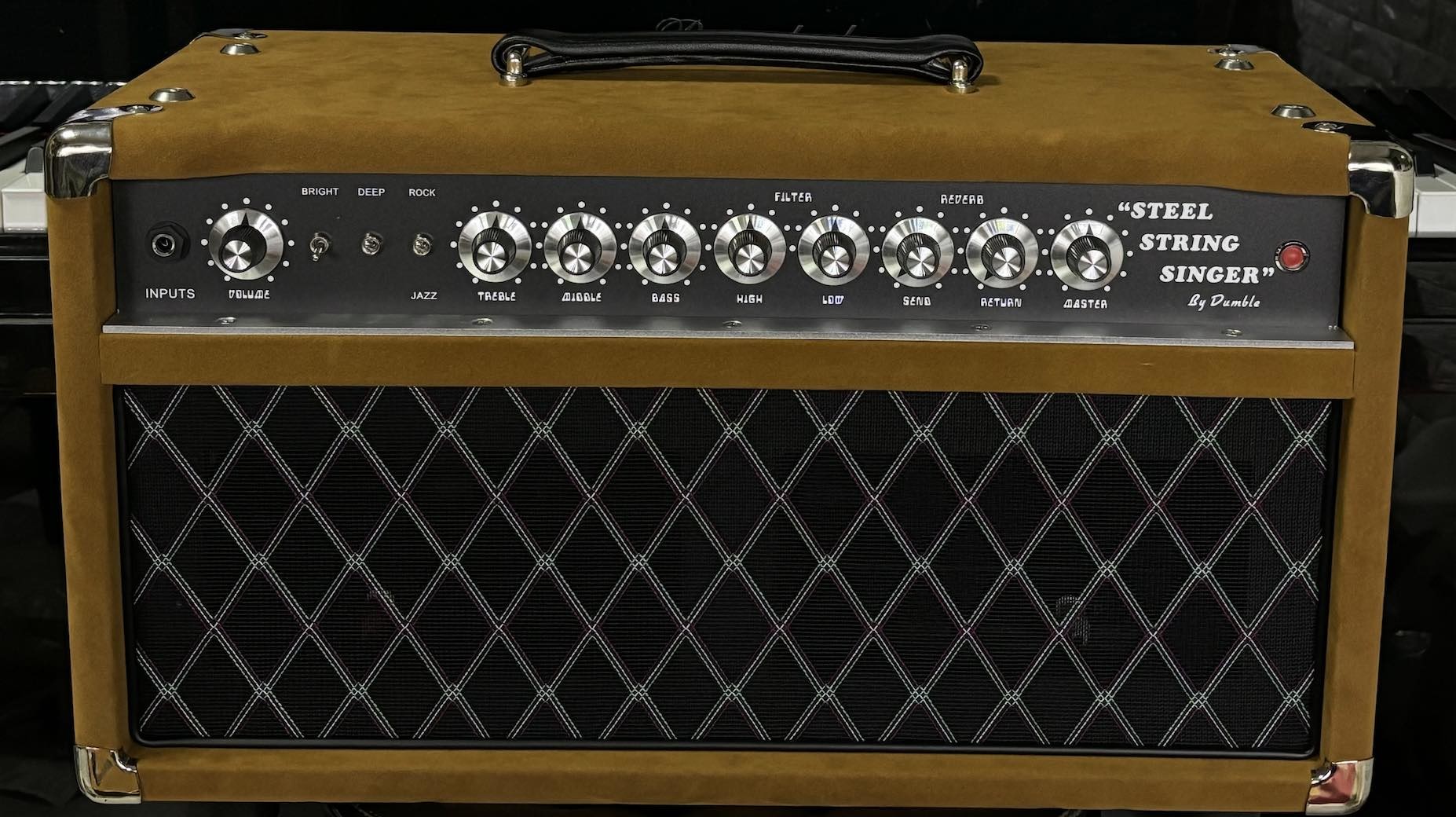 Custom Dumble Steel String Singer Clean Reverb Tone SSS20 ECC83S*5 EH 6V6*2, Handmade Grand Guitar Amp Head 20W 50W 100W Optional