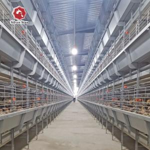 China H Frame 4 Tiers Meat Chicken Broiler Cage 136 birds wholesale