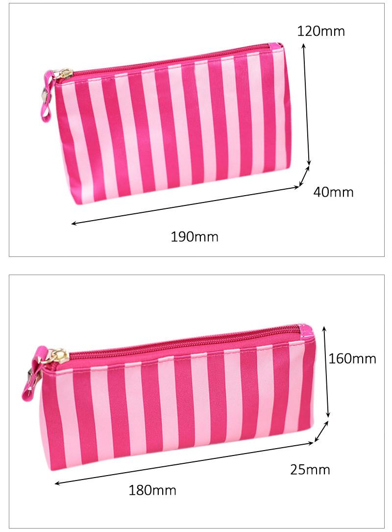 Travel PVC Clear Makeup Polyester Cosmetic Bag