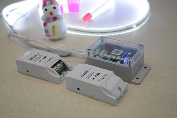 Sonoff Basic/RF/Dual/Pow IP66 Waterproof Junction Box Waterproof Case Water-resistant Shell Support