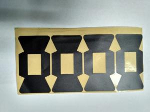 China Black Die Cut Products 0.15MM / 5MM Thickness For Tinsel Garland Decoration wholesale
