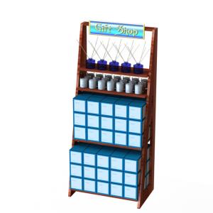 China One Side Square Shelves Retail Display Stands KD Construction wholesale