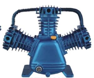 China Speed Oil Lubricated Electric Air Compressor Head with 3450 Motor Rpm and Oil Sight Glass wholesale