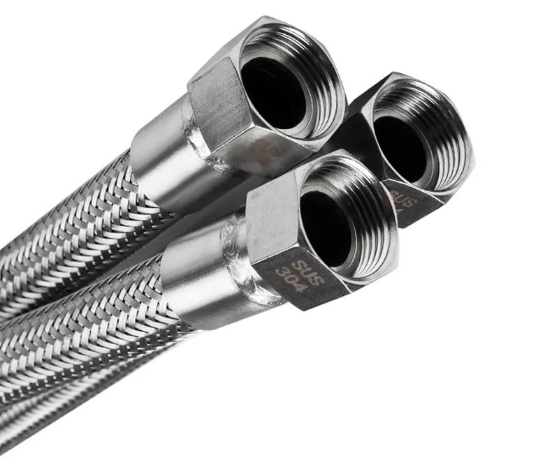 AISI 304 Flexible Metal Hose Pipe Assembly For Sink Garden
