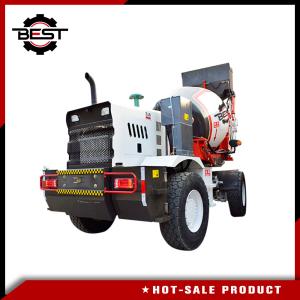 China Bidirectional Driving Mobile Concrete Mixer Truck For Road Construction wholesale