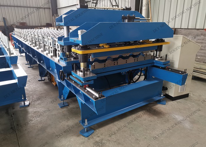 Automatic 5.5kw Corrugated Roofing Machine Sinus 10 TON Steel Roofing Machine