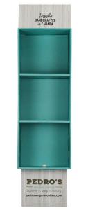 China EE Flute Retail Cardboard Shelf Display Single Side Coated wholesale