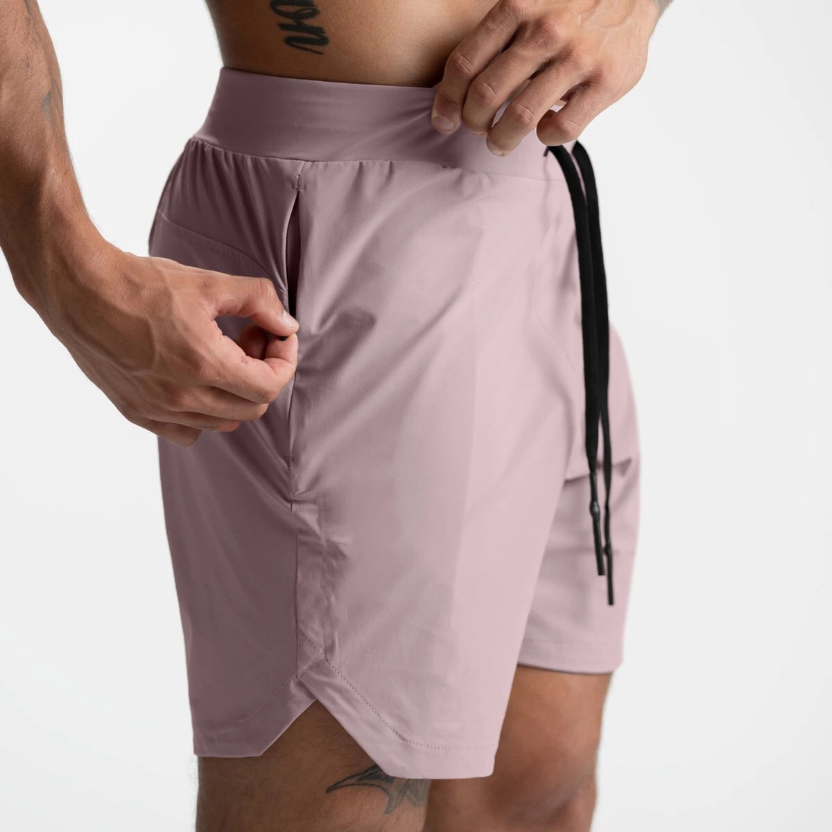 Custom Logo Light Joggers Running Activewear Men Workout Fitness Gym Shorts