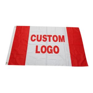 China Digital Screen Printing Custom Advertising Flags 3X5ft Polyester wholesale