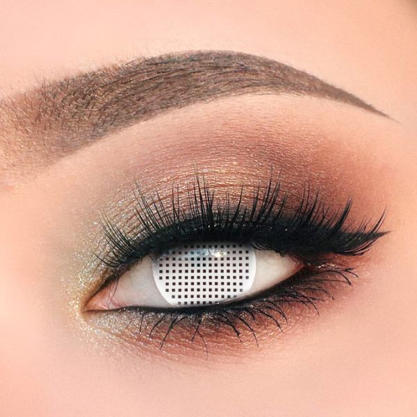 Doll Eyes HEMA Halloween White Contacts , KSSEYE Cosplay Contact Lenses