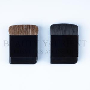China Durable Flattop Liquid Foundation Compact Makeup Brush 1.5 Inches wholesale