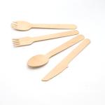 Disposable Biodegradable Wooden Cutlery Spoon 160mm