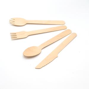 China Disposable Biodegradable Wooden Cutlery Spoon 160mm wholesale