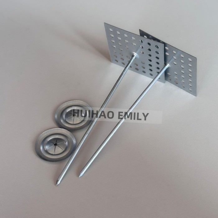 Perforated Base Insulation Hanger Ventilation 2-1/2" Insulation Fastener Pins