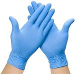 Highly Flexural Characteristic Disposable Nitrile Gloves Powder Free Latex Free