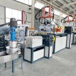 LDPE HDPE Water Ring Cutting Plastic Pelletizer Machines Recycling Pelletizer
