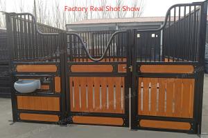 China Bamboo Black Powder Coating Horse Stable Partitions wholesale