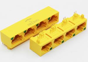 China Thru Hole Type Rj45 Multiple Port Connectors MJ5688P-Y014-HRNLG-L wholesale