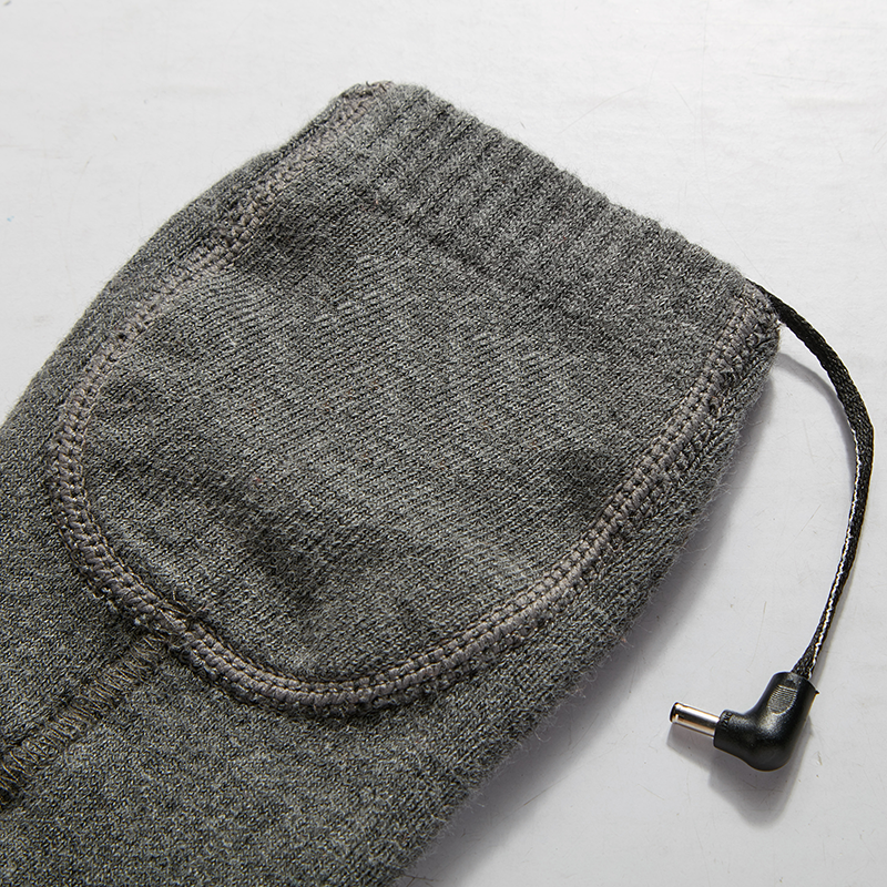 Anti Bacterial USB Men'S Battery Operated Socks Winter