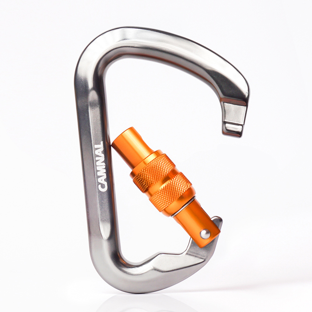 108mm Length 60mm Width O Shape Climbing Carabiner for Adventure Sports