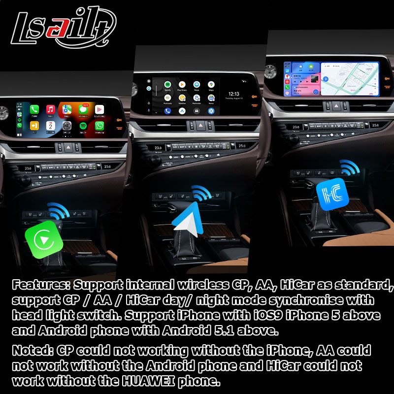 Lexus ES300h upgrade Touch Screen 12.3" Android Auto Carplay by Lsailt