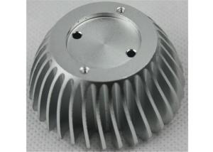 China Anodized CNC Aluminium Parts , LED Bulb Light Stamped / Extruded Heat Sink wholesale