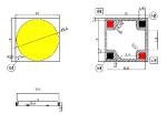 Highbay Lights EMC SMD LED Chip White Color 8000K 108V 14W