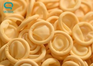 China Cream Color ESD Rubber Finger Stall used in Industrial wholesale
