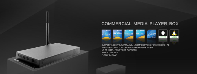Advertisement 4K Android Media Player RK3288 Digital Signage Quad Core Box Player