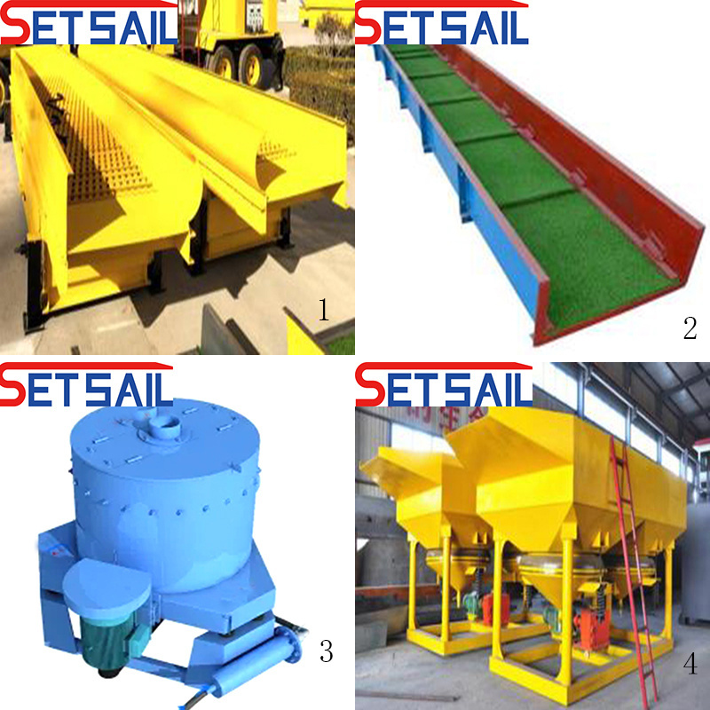 Chain Bucket Sand Gold Diamond Dredger for River Mining