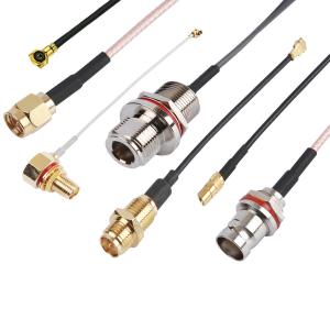 China RF coaxial cable assemblies RG316 cable SMA N-Type MMCX BNC Connector jumper cable wholesale