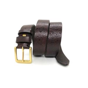 China 40mm Mens Casual Leather Belt With Alloy Pin Buckle wholesale