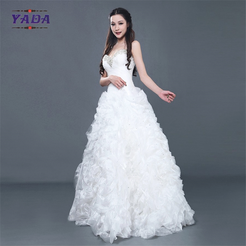 New model simple elegant handmade beaded off shoulder dress sale ball gown wedding dresses
