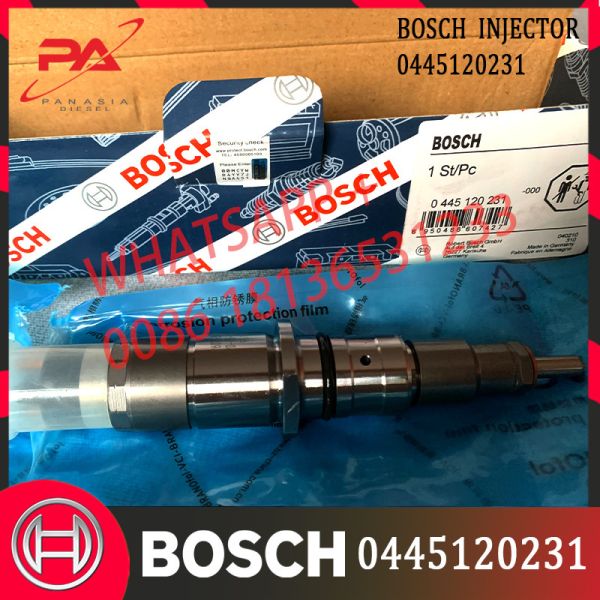 0445120231 0445120059 BO-SCH Diesel Fuel Injector 6754-11-3011 6156-11-3100 5263262 For QSB6.7/PC200-8