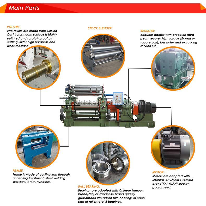 12000 KG Weight Rubber Banbury Mixer Two Roll Open Mixing Mill Advanced Technology