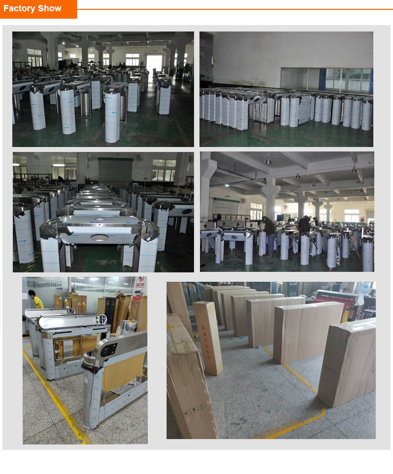RFID Card Swing Turnstile Barrier Gate , Turnstile Gate With Card Reader