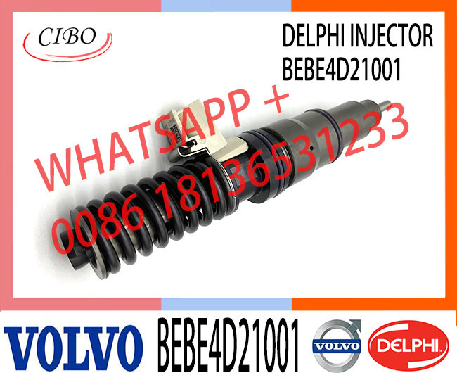 4 Pin Excavator Electronic Injector BEBE4D21001 33800-84830 Diesel Fuel Injector For VOL HYUNDAI H ENGINE