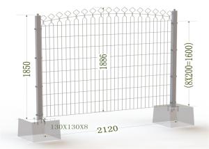 China 1850mm Twin wire Fence Panels wholesale
