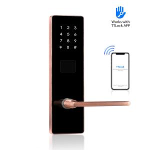 China Stainless Steel IOS Intelligent Door Lock 75mm TT Electronic Password Lock wholesale
