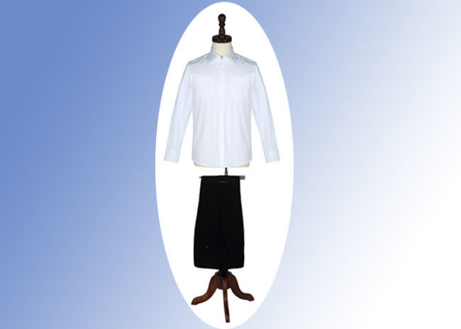 Business Men Corporate Office Uniform For Office Workers / Cotton Material