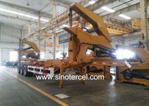 China Telescopic Boom 40t Sidelifter Trailer Lifting Mechanism With Air Suspension wholesale