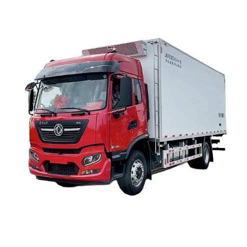 Automatic Air Conditioned Dongfeng 260hp Refrigeration Truck for Wheelbase 1995 5000mm